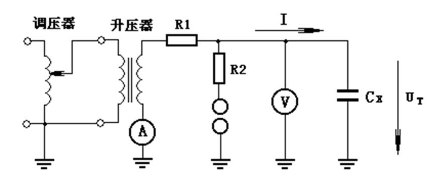 圖6.9 常規(guī)交流耐壓試驗(yàn)接線